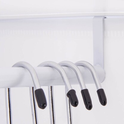 Artikelbild 6 für relaxdays Kleiderschrank, 10021969_49 weiß, transparent 145,5 x 36,5 x 145,5 cm, 1 St., Artikelnummer 522146