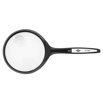 Artikelbild 2 für WEDO Lupe schwarz 2-fach und 4-fach, Ø 7,4 cm, Artikelnummer 564391