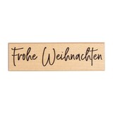 Artikelbild 1 für Rayher Motivstempel Frohe Weihnachten 3,0 x10,0 cm, 1 St., Artikelnummer 779452