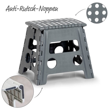 Artikelbild 5 für Zeller Tritthocker schwarz 1 Stufe, H: 32,0 cm, Artikelnummer 103004