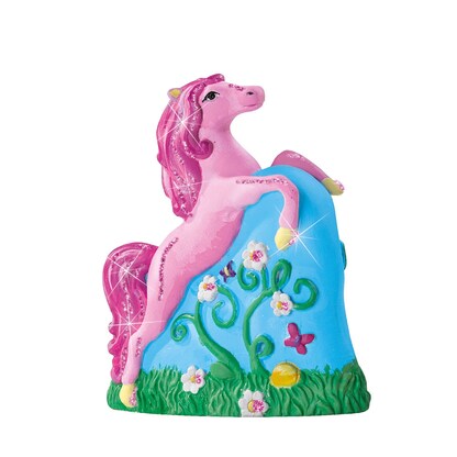 Artikelbild 3 für SES Creative® Gipsgießen-Set Glitzer Pferde auf Wiese mehrfarbig, Artikelnummer 110617