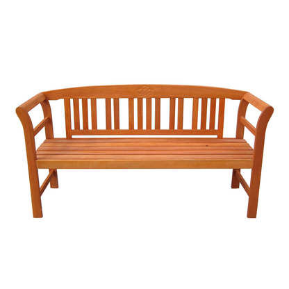 Artikelbild für Garden Pleasure Gartenbank HARLAND 985204 natur Holz 157,0 cm, Artikelnummer 310179