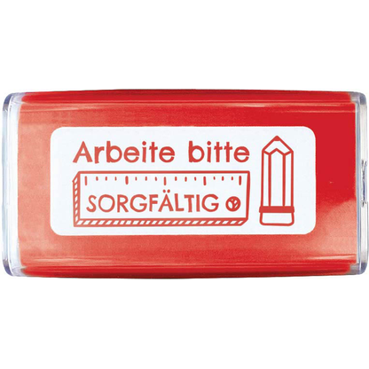 Artikelbild 2 für COLOP NIO School Motivstempel Arbeite sorgfältig 3,8 x 1,4 cm, 1 St., Artikelnummer 620029