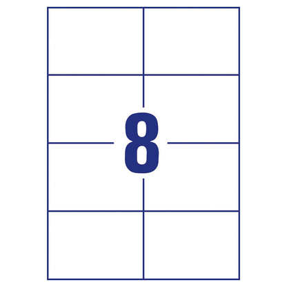 Artikelbild 5 für AVERY Zweckform Etiketten 3427-200 weiß 105,0 x 74,0 mm, 220 Blatt, Artikelnummer 341941