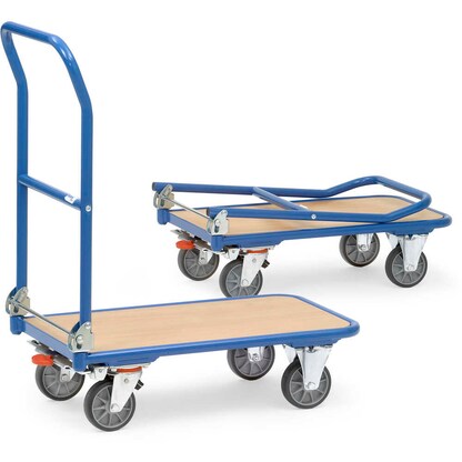 Artikelbild 4 für fetra Transportwagen klappbar 1154 blau 62,0 x 99,5 x 96,5 cm bis 250,0 kg, Artikelnummer 746059