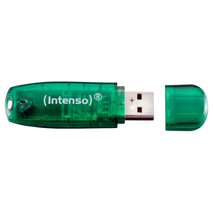 Artikelbild für AKTION: Intenso USB-Stick Rainbow Line grün 8 GB, 1 St., Artikelnummer 140681