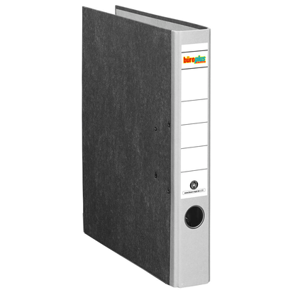 Artikelbild 2 für büroplus Ordner grau marmoriert Karton 5,0 cm DIN A4, 1 St., Artikelnummer 676700
