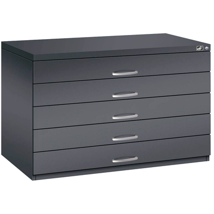 Artikelbild 4 für CP 7100 Planschrank schwarzgrau 5 Schubladen 110,0 x 76,5 x 76,0 cm, 1 St., Artikelnummer 682068