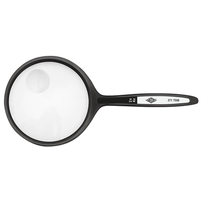 Artikelbild 2 für WEDO Lupe schwarz 2-fach und 4-fach, Ø 6,3 cm, Artikelnummer 564472