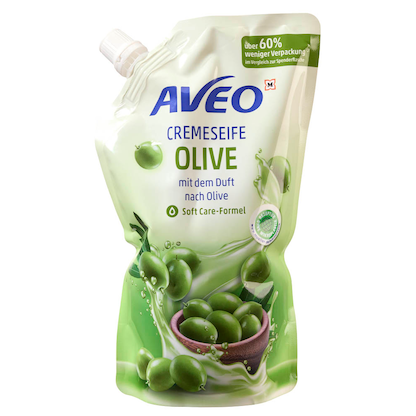 Artikelbild für AVEO CREMESEIFE OLIVE Flüssigseife Nachfüllpackung 500 ml, Artikelnummer 972197