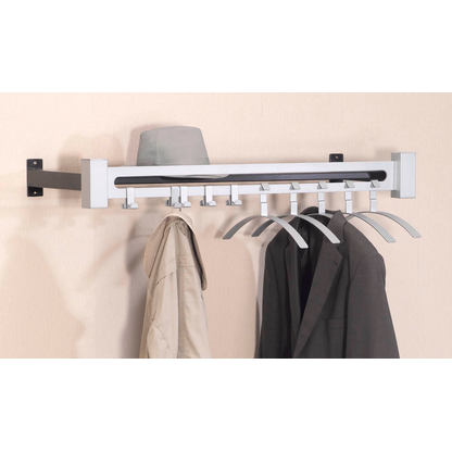 Artikelbild 2 für Kerkmann Wandgarderobe Montana 32655114 silber Metall 100,0 x 12,5 cm, Artikelnummer 393835