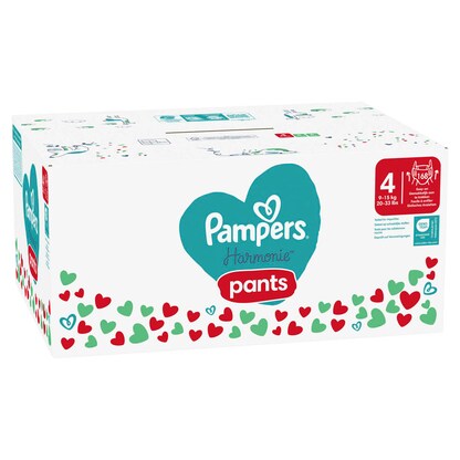 Artikelbild 2 für Pampers® Windeln Harmonie™ Gr. 4 (9-15 kg) für Babys und Kleinkinder, 168 St., Artikelnummer 273328