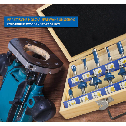 Artikelbild 4 für S&R Fräser-Set 12-teilig, Artikelnummer 316319