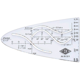 Artikelbild 1 für WEDO Parabelschablone transparent, Artikelnummer 816963