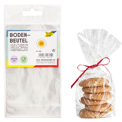 Artikelbild für folia PP-Bodenbeutel S 9,5 x 16,0 cm, 10 St., Artikelnummer 690239