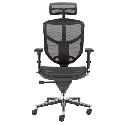 Artikelbild 2 für Nowy Styl Bürostuhl Enjoy Stoff schwarz, Gestell chrom, Artikelnummer 471084