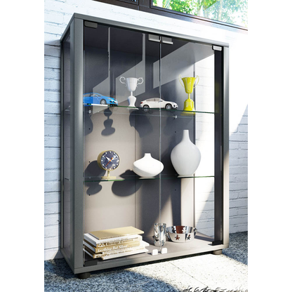 Artikelbild 3 für VCM my home Sintalo Vitrine silber 2 Fachböden, Artikelnummer 781409