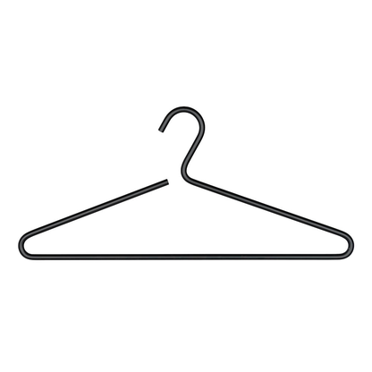 Artikelbild 2 für WENKO Kleiderbügel Lux schwarz, 25 St., Artikelnummer 810842