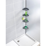 Artikelbild 1 für WENKO Teleskop-Duschregal Compact silber 26,0 x 19,5 x 78,0-275,0 cm, Artikelnummer 804282