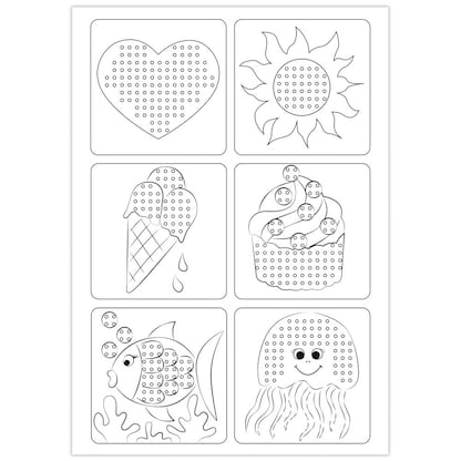 Artikelbild 2 für URSUS® Bastelset Kreuzstichvorlagen mehrfarbig, Artikelnummer 232669