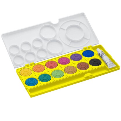 Artikelbild 2 für LAMY aquaplus gelb Wasserfarbkasten 12 Farben, Artikelnummer 311539