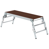 Artikelbild 1 für MUNK Arbeitsplattform 30414 höhenverstellbar silber 2x 2 Stufen 220,0 x 73,0 cm, Artikelnummer 593758