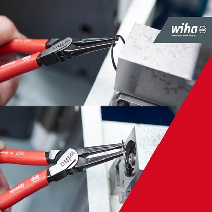 Artikelbild 5 für Wiha Zangen-Set classic mit MagicTips® 34708, Länge: 35,3 cm, 4-tlg., 1 Set, Artikelnummer 717029