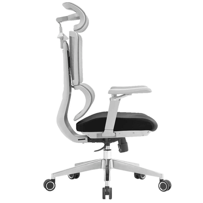 Artikelbild 3 für LÜLLMANN Bürostuhl, 210480 Stoff grau, Gestell alu, Artikelnummer 791008