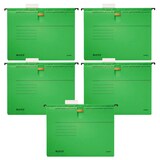 Artikelbild 1 für LEITZ Hängehefter ALPHA® 1984 Karton grün DIN A4 1x kaufmännische Heftung, 5 St., Artikelnummer 322139