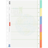 Artikelbild 1 für BRUNNEN Ordnerregister Recycling DIN A4 Vollformat blanko beige 6-teilig, 1 Satz, Artikelnummer 926372