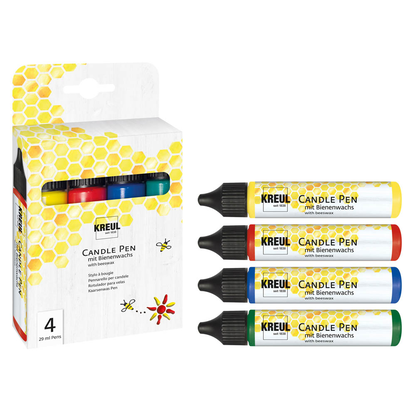 Artikelbild für KREUL Kerzenstifte farbsortiert, 4 St., Artikelnummer 115507