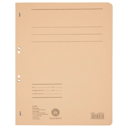 Artikelbild 2 für LEITZ Ösenhefter 3742 Karton chamois DIN A4, 50 St., Artikelnummer 130738