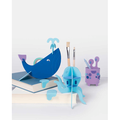 Artikelbild 2 für folia Moosgummi TON IN TON blau 10 Blatt, Artikelnummer 776079