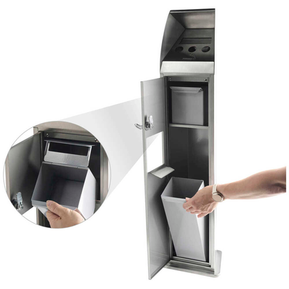 Artikelbild 6 für SPRINTIS Standaschenbecher silber, 1 St., Artikelnummer 794816