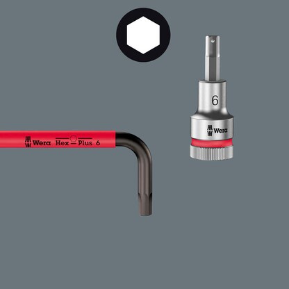 Artikelbild 6 für Wera Sechskantschlüssel-Satz 950/9 Multicolour 3 BlackLaser 05133165001 10-tlg., Artikelnummer 811199