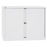 Artikelbild 1 für BISLEY Cito Rollladenschrank verkehrsweiß 2 Fachböden 120,0 x 43,0 x 103,0 cm, Artikelnummer 272233