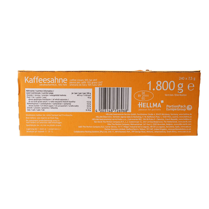 Artikelbild 6 für HELLMA Kaffeesahne 10 % 240x 7,5 g, Artikelnummer 781464