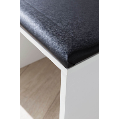 Artikelbild 12 für WOHNLING Schminktisch rechteckig Melamin, Spanplatte weiß 60,0 x 40,0 x 81,0/120,0 cm, 1 St., Artikelnummer 907354