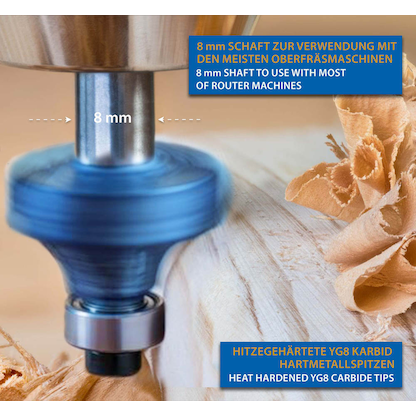 Artikelbild 6 für S&R Fräser-Set 12-teilig, Artikelnummer 316319