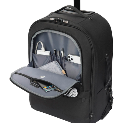 Artikelbild 6 für DICOTA Laptop-Trolley Backpack Roller Eco CORE Kunstfaser schwarz 35,5 x 51,0 x 23,0 cm, Artikelnummer 611279