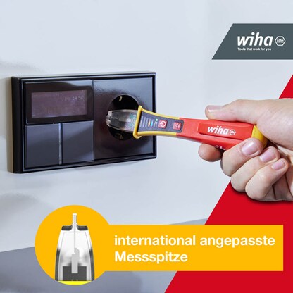 Artikelbild 3 für Wiha Installationstester 43797, 12 – 1.000 V AC, CAT IV 1000 V, Artikelnummer 717563