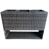 Artikelbild 1 für Garden Pleasure Pflanzkübel CAPPUCHINO Metall coffee rechteckig 82,0 x 60,0 cm, 1 St., Artikelnummer 380594