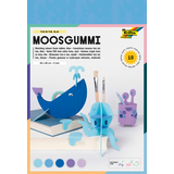 Artikelbild 1 für folia Moosgummi TON IN TON blau 10 Blatt, Artikelnummer 776079