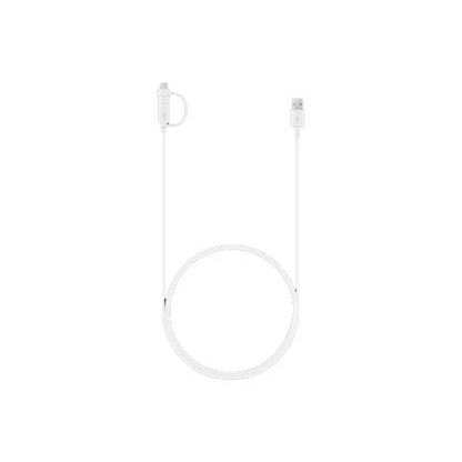 Artikelbild für SAMSUNG USB 2.0 A/USB C, Micro USB 2.0 B Kabel 1,5 m weiß, 1 St., Artikelnummer 827877