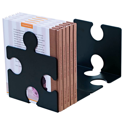 Artikelbild 3 für HAN Buchstützen PUZZLE schwarz 12,3 x 14,2 x 17,1 cm, 2 St., Artikelnummer 171502