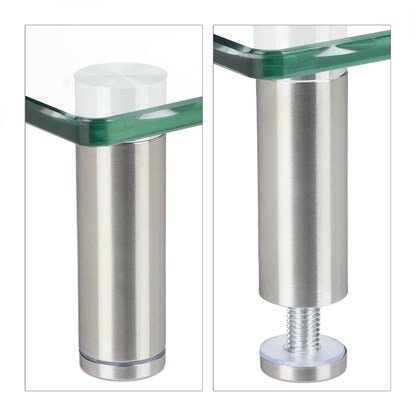 Artikelbild 6 für relaxdays Monitorständer silber, transparent, Artikelnummer 644631