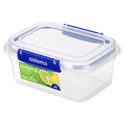 Artikelbild für sistema® Frischhaltedose KLIP IT + 7,9 cm hoch transparent 1,0 ml, 1 St., Artikelnummer 173629