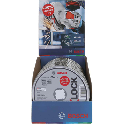 Artikelbild 2 für BOSCH Trennscheiben X-LOCK Standard for Inox, 10 St., Artikelnummer 218679