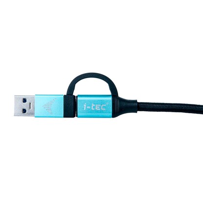 Artikelbild 2 für i-tec® USB 3.0 C/USB 3.0 C, USB 3.0 A Kabel 100,0 cm schwarz, 1 St., Artikelnummer 662389