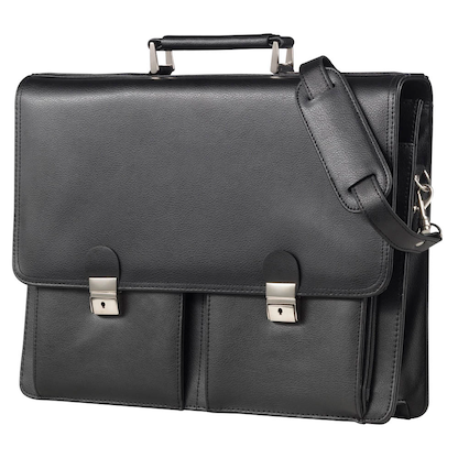 Artikelbild für Alassio Aktentasche VENETO Lederimitat schwarz 47118, Artikelnummer 897207